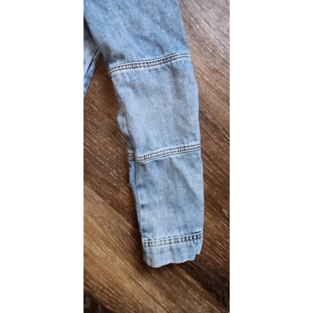 Free People Rumors Denim Jacket – Women’s Size L BOHO STYLE HIPPIE-INSPIRED - Picture 7 of 7